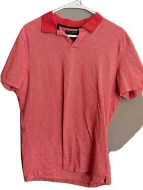 Banana Republic Men's Heathered Coral Polo